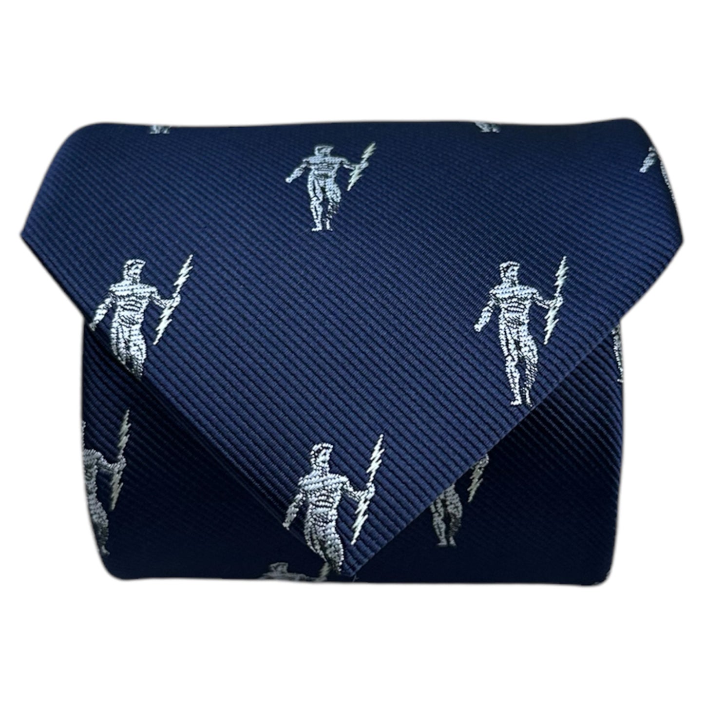 Zeus Wielding Lightening Bolt Necktie