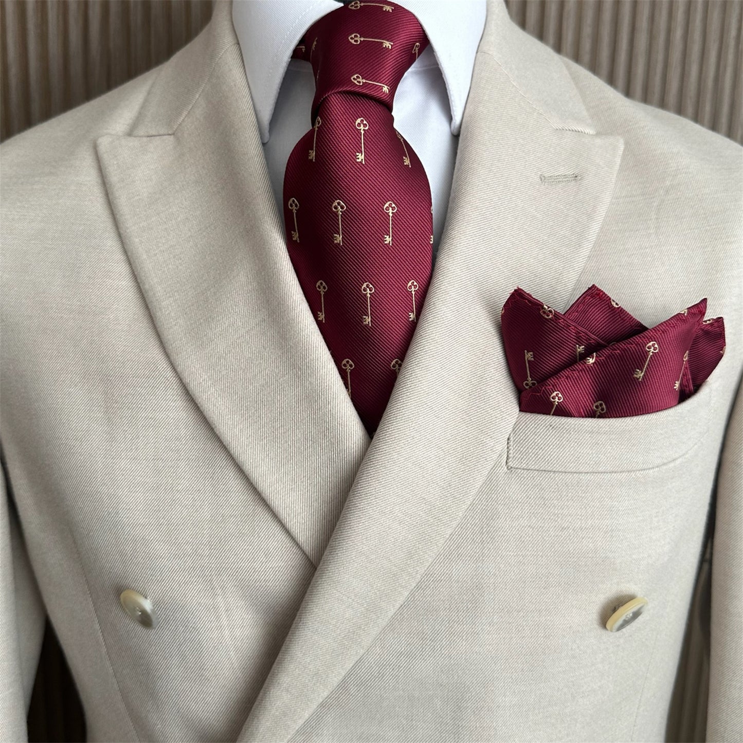 Skeleton Key Pocket Square