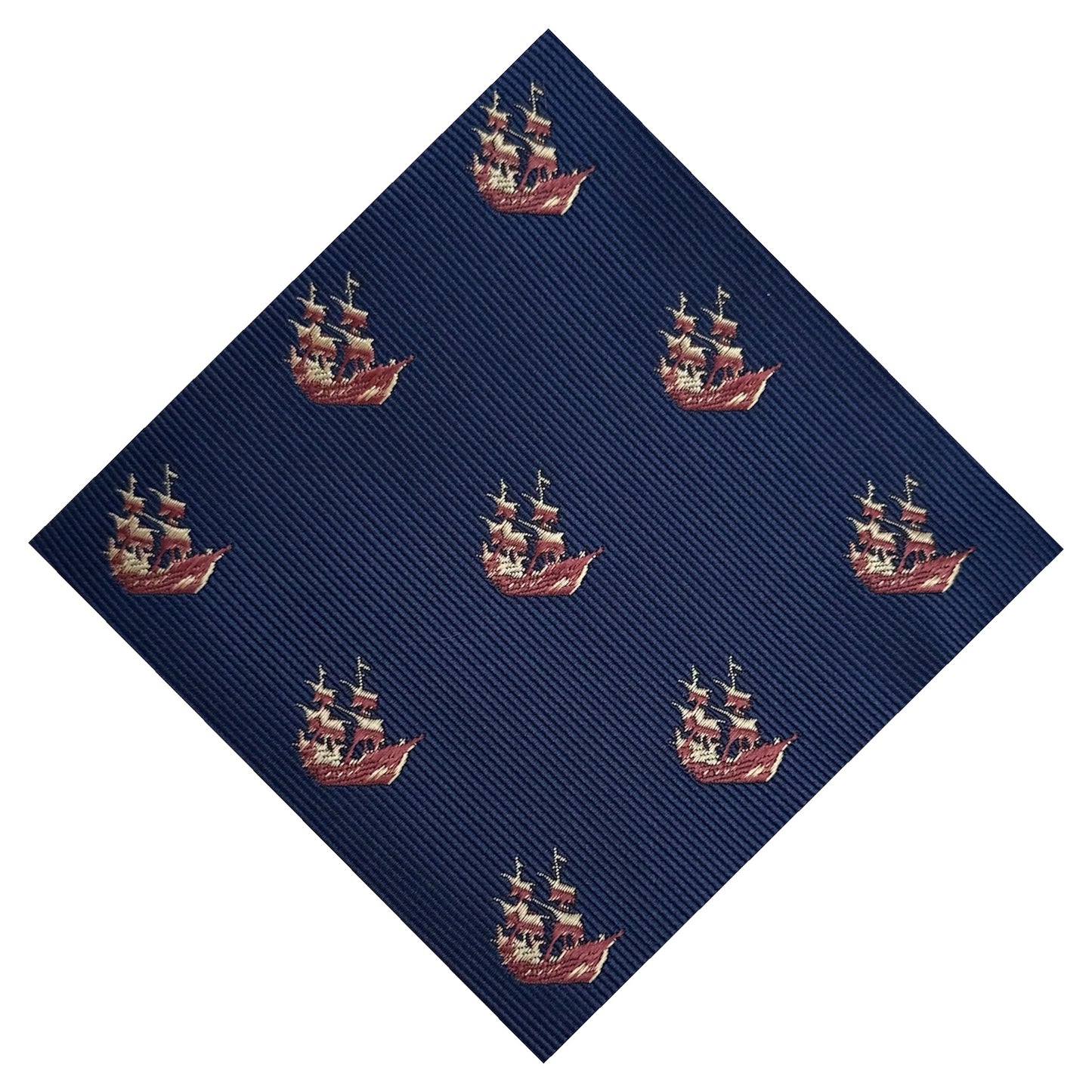 Nautical Pirate Ship Pocket Square