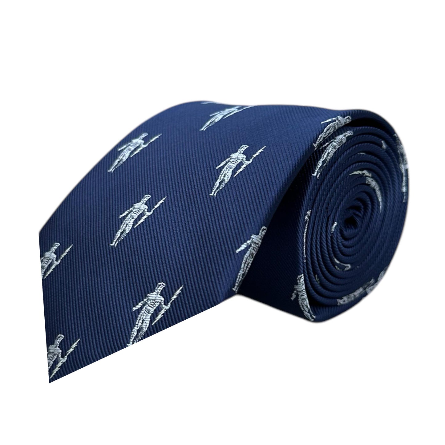 Zeus Wielding Lightening Bolt Necktie
