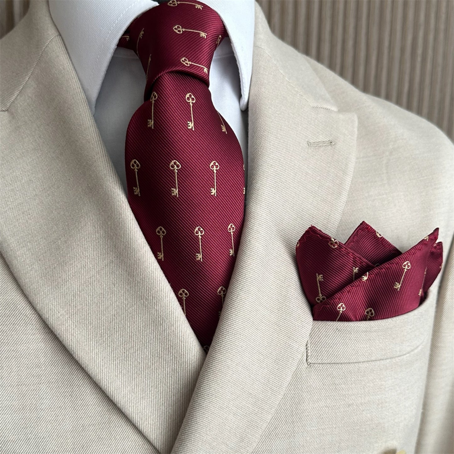 Skeleton Key Pocket Square