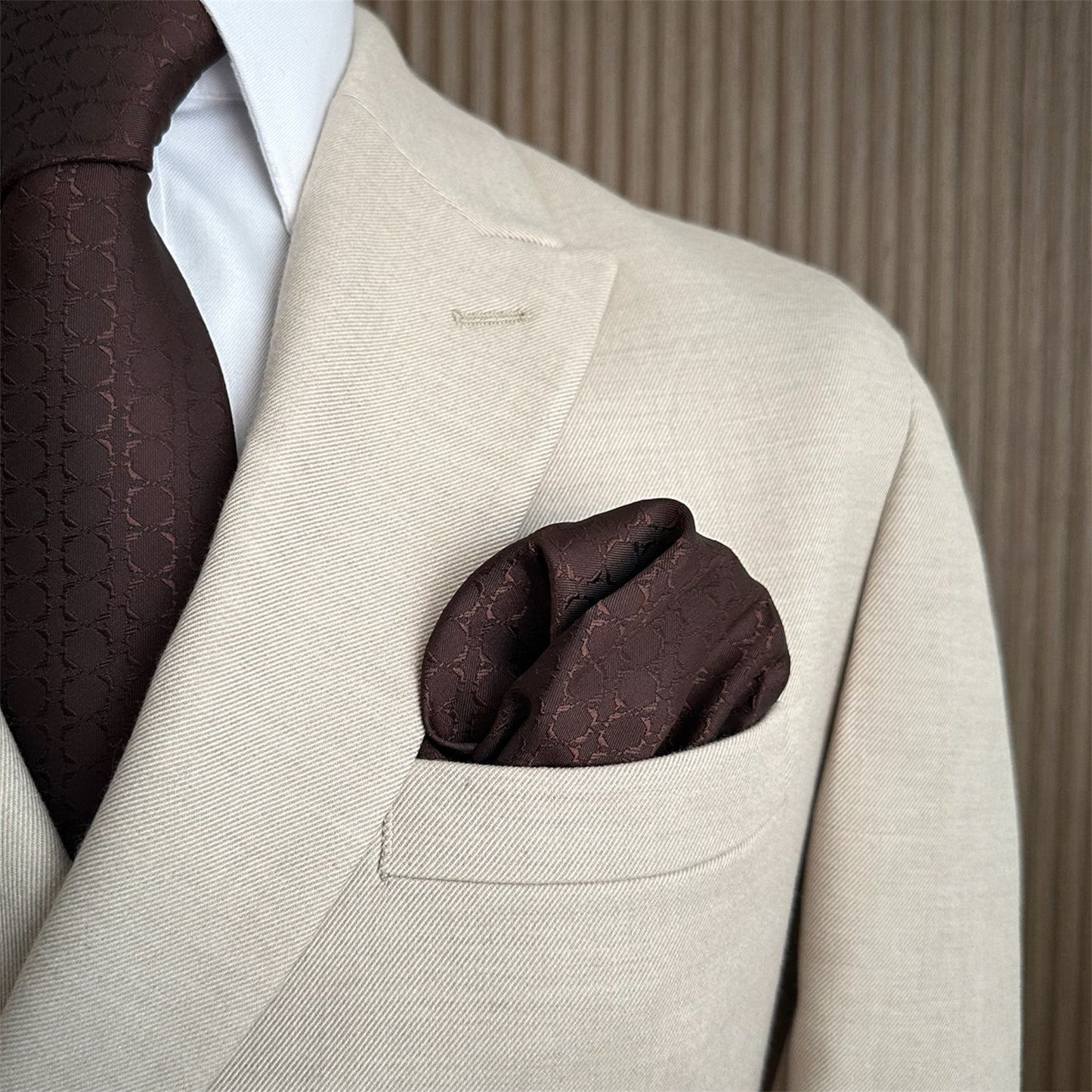 Red Brown Textured OFL Necktie