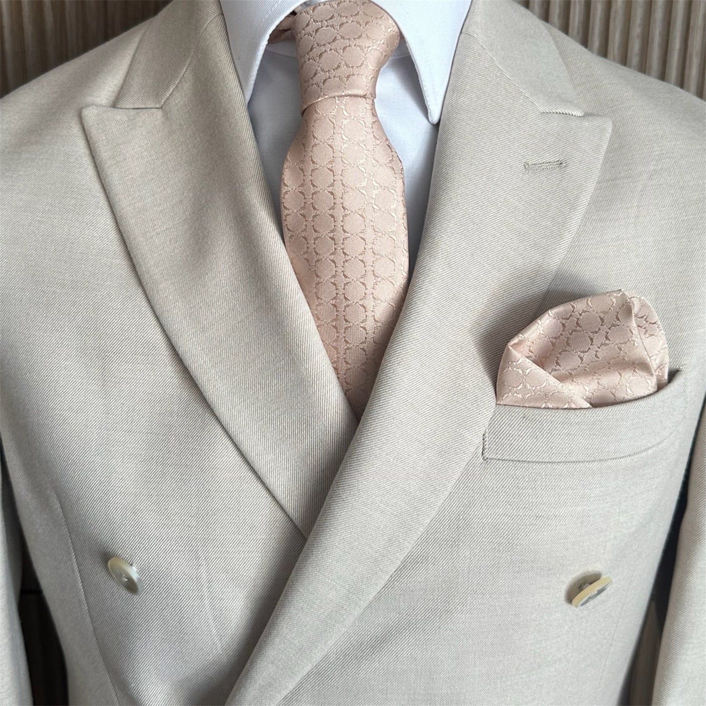 Nude Textured OFL Necktie