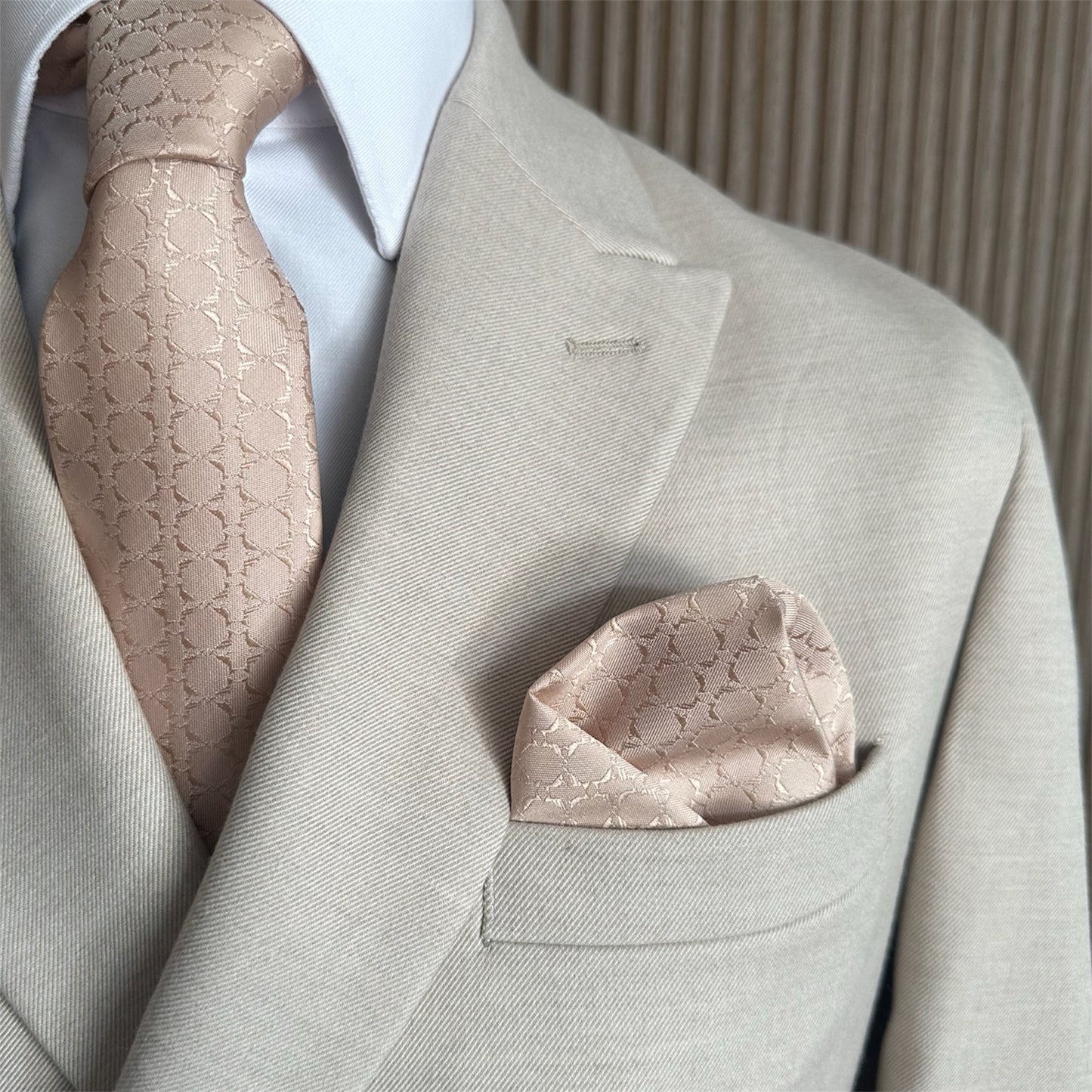 Nude Textured OFL Necktie