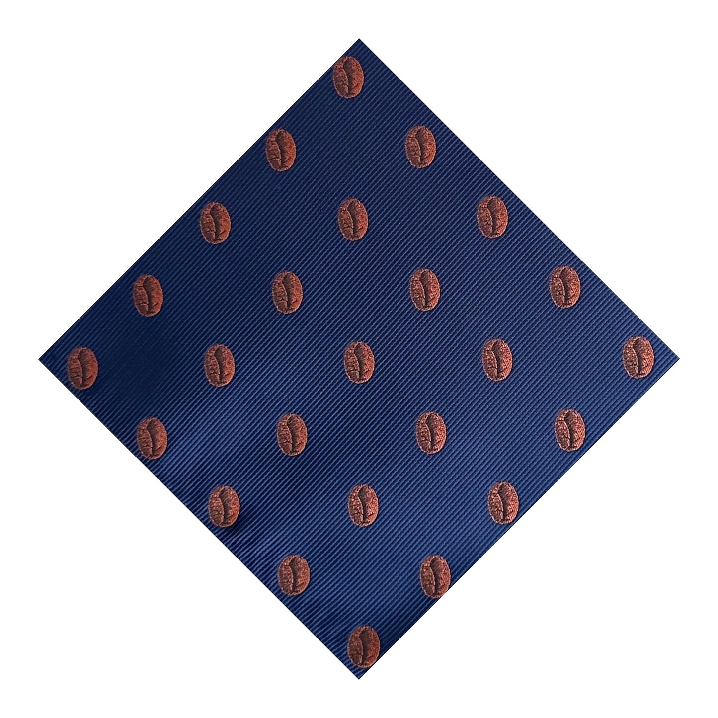 Coffee Bean Pocket Square