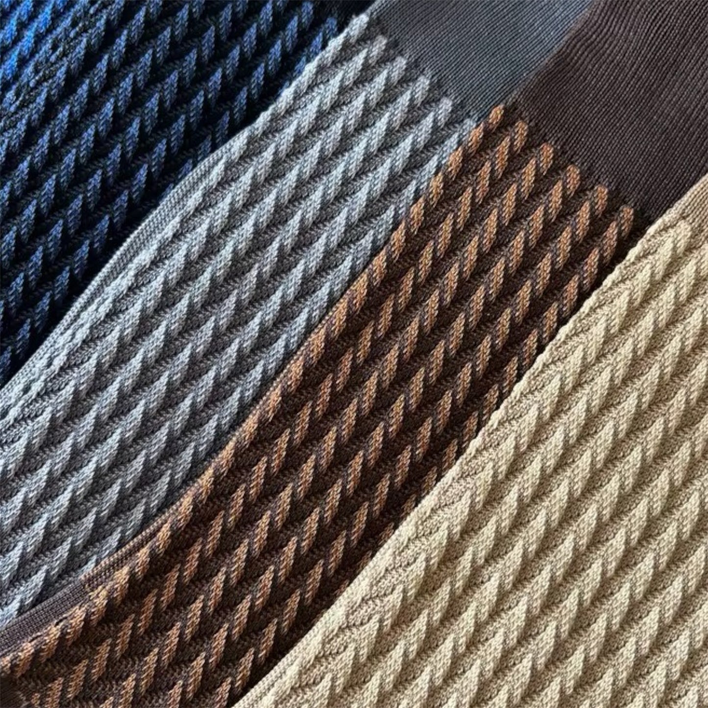 Brown Mercerised Twist Business Socks