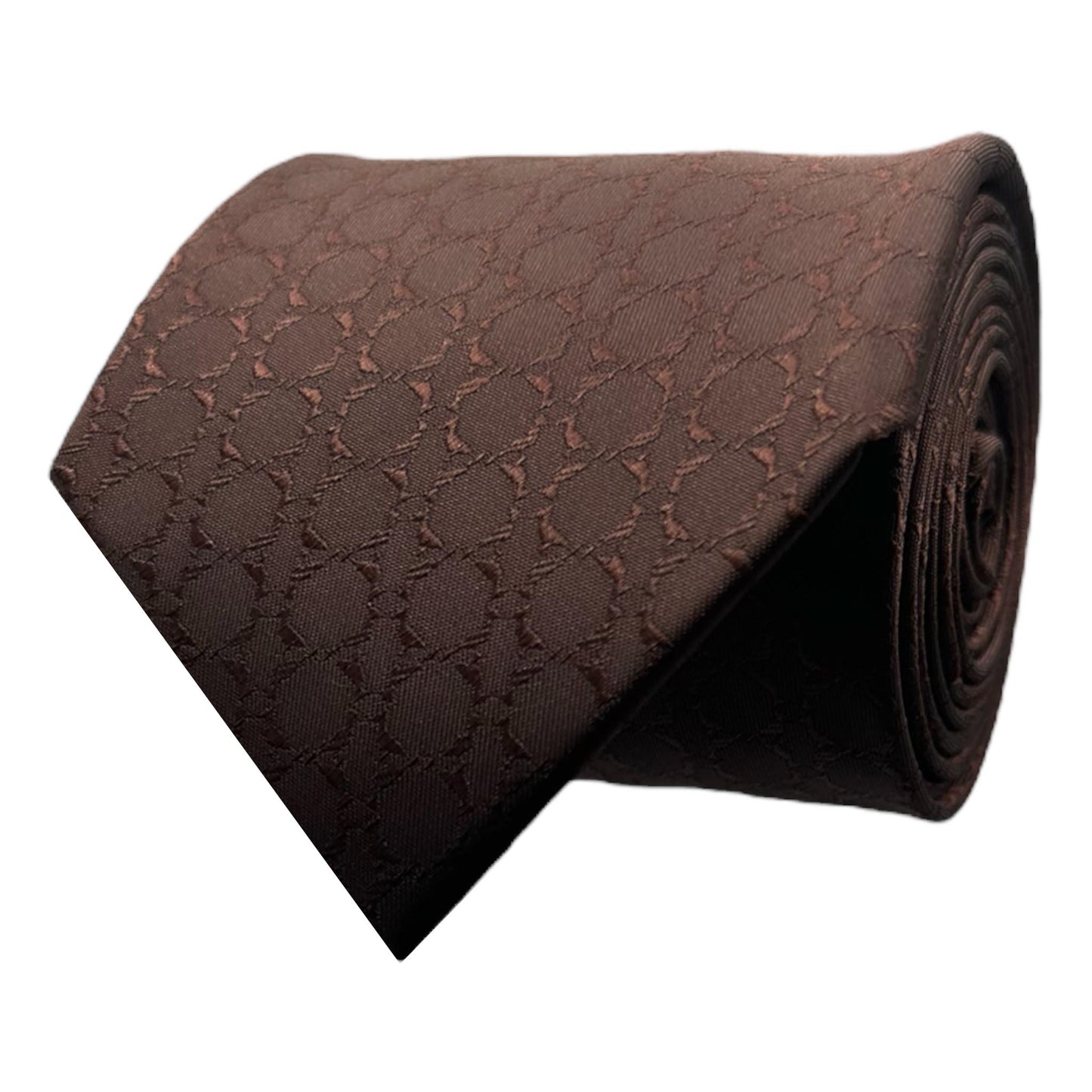 Red Brown Textured OFL Necktie