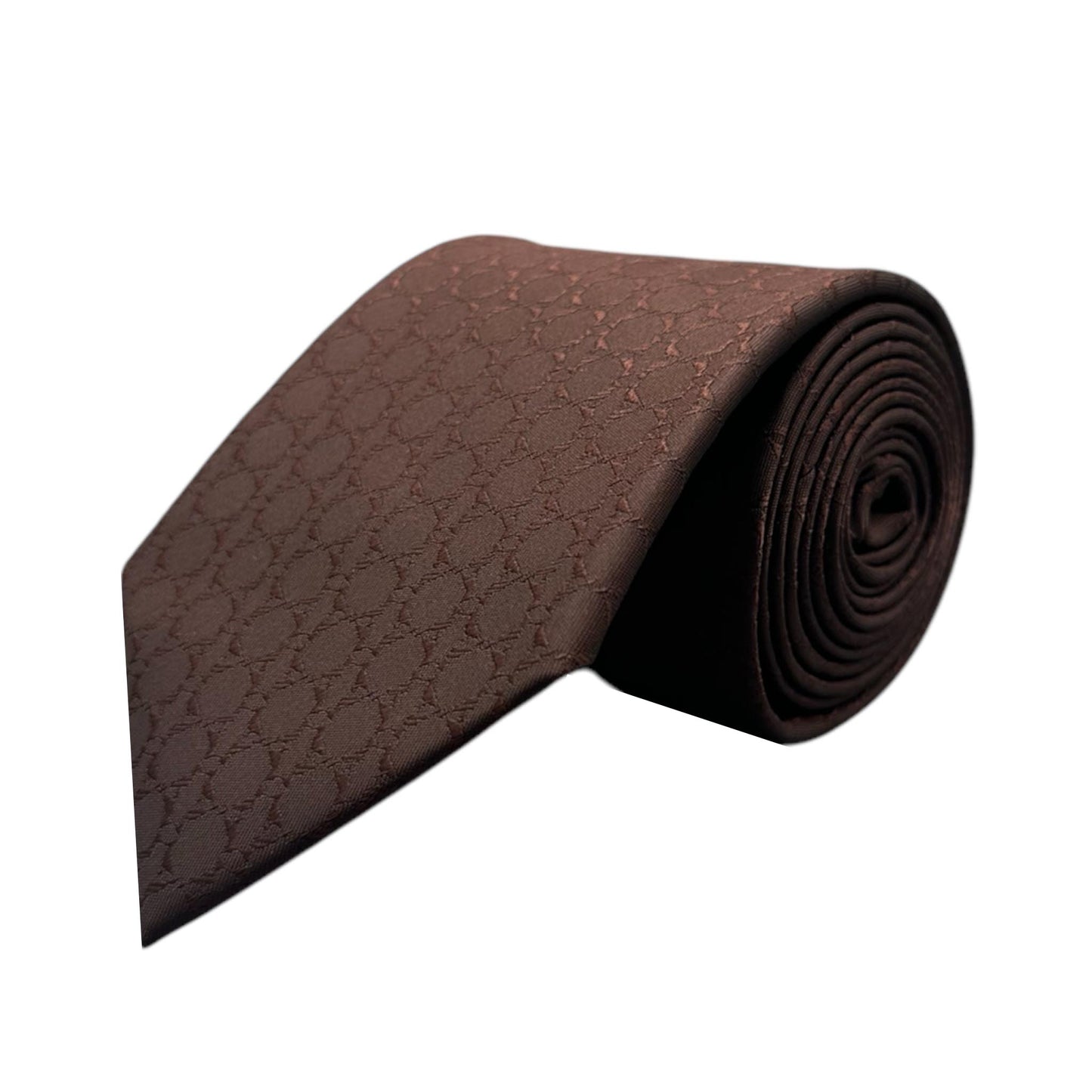 Red Brown Textured OFL Necktie