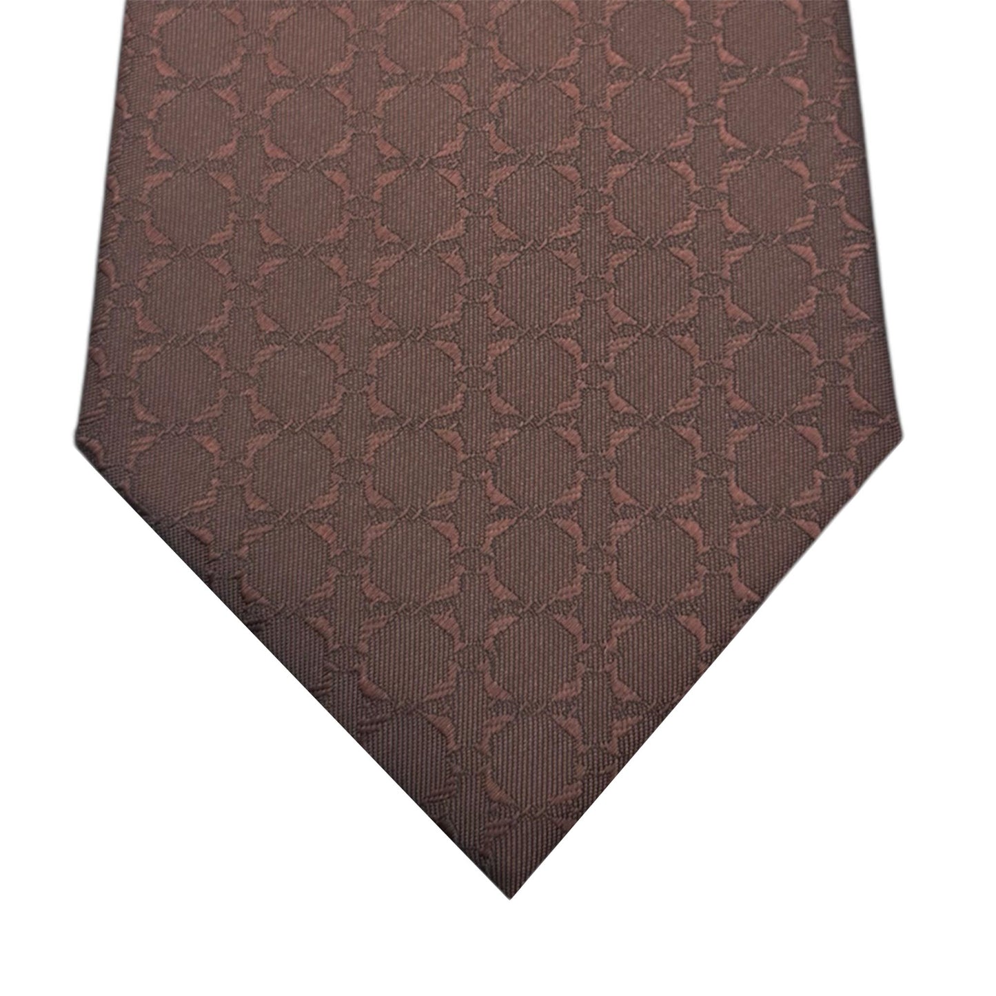 Red Brown Textured OFL Necktie
