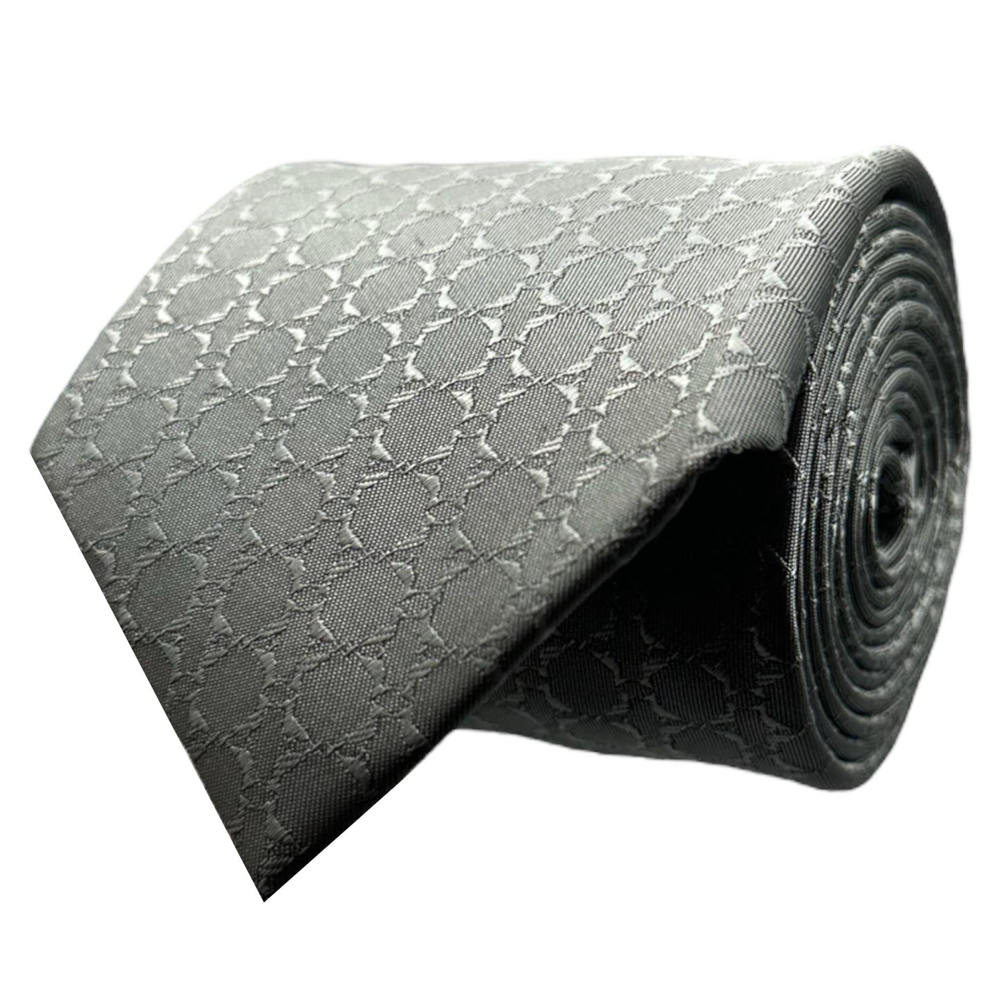 Steel Grey Textured OFL Necktie