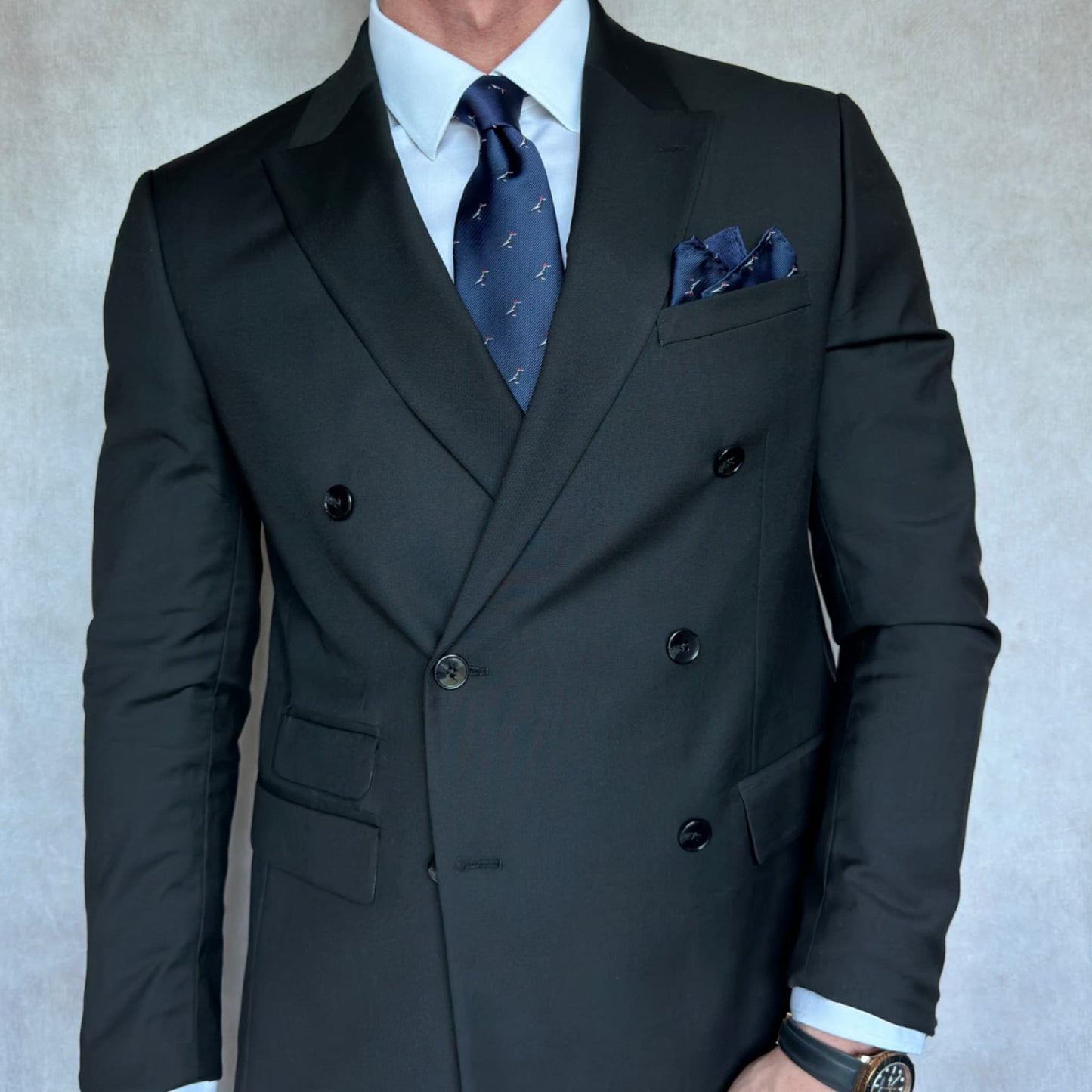 Woodpecker Pocket Square