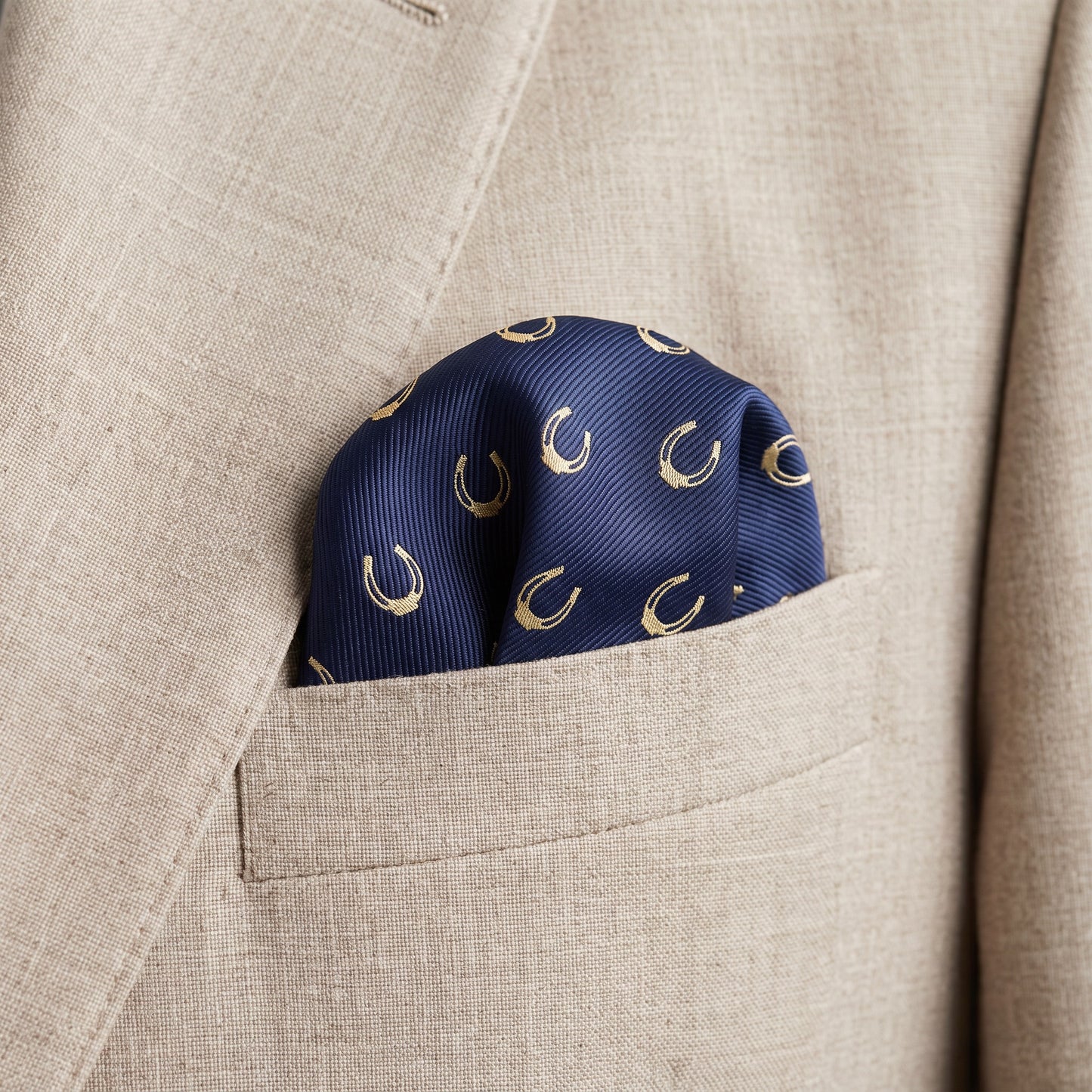Horse Shoe Pocket Square