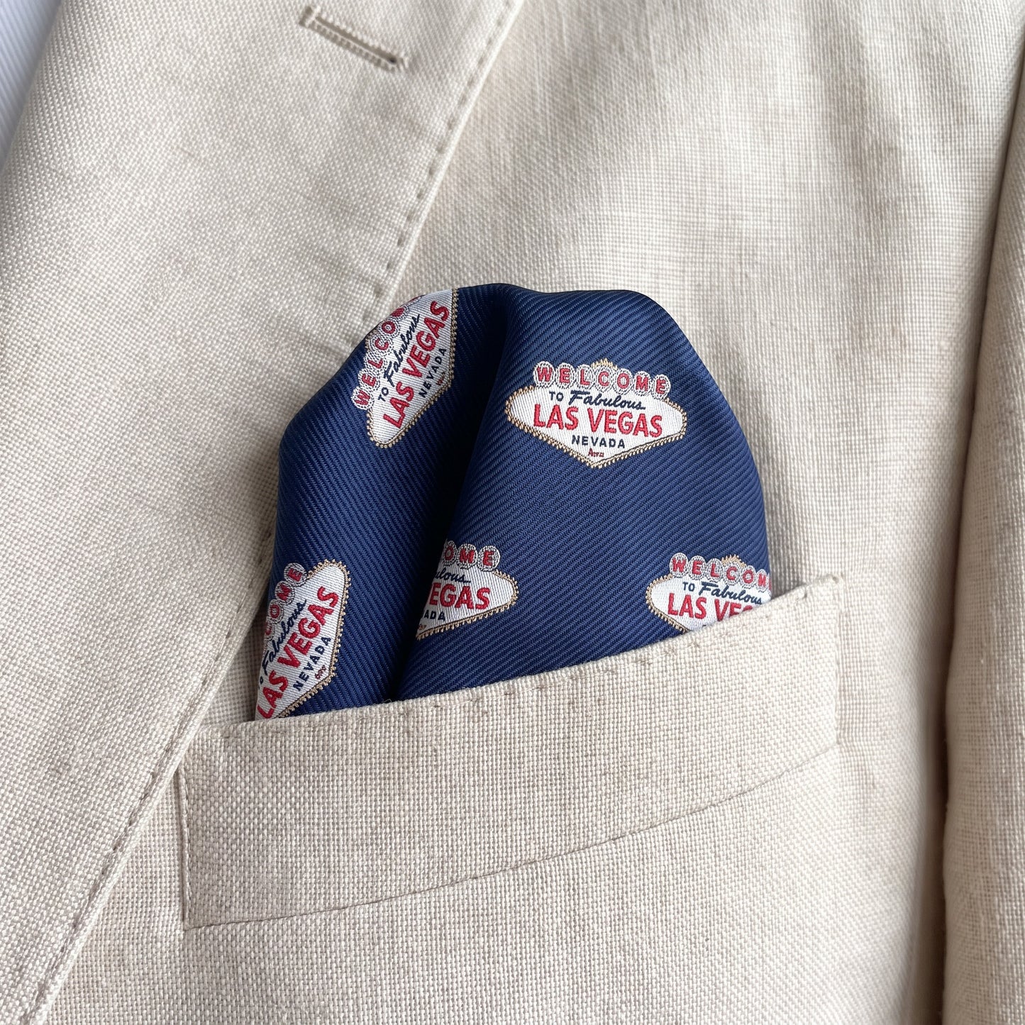 Las Vegas Sign Pocket Square