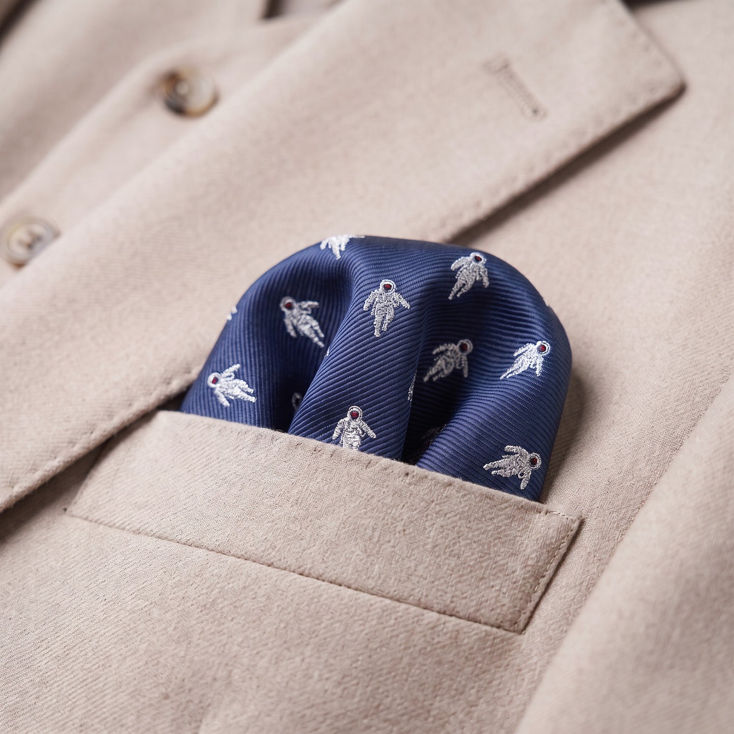 Spaceman Pocket Square