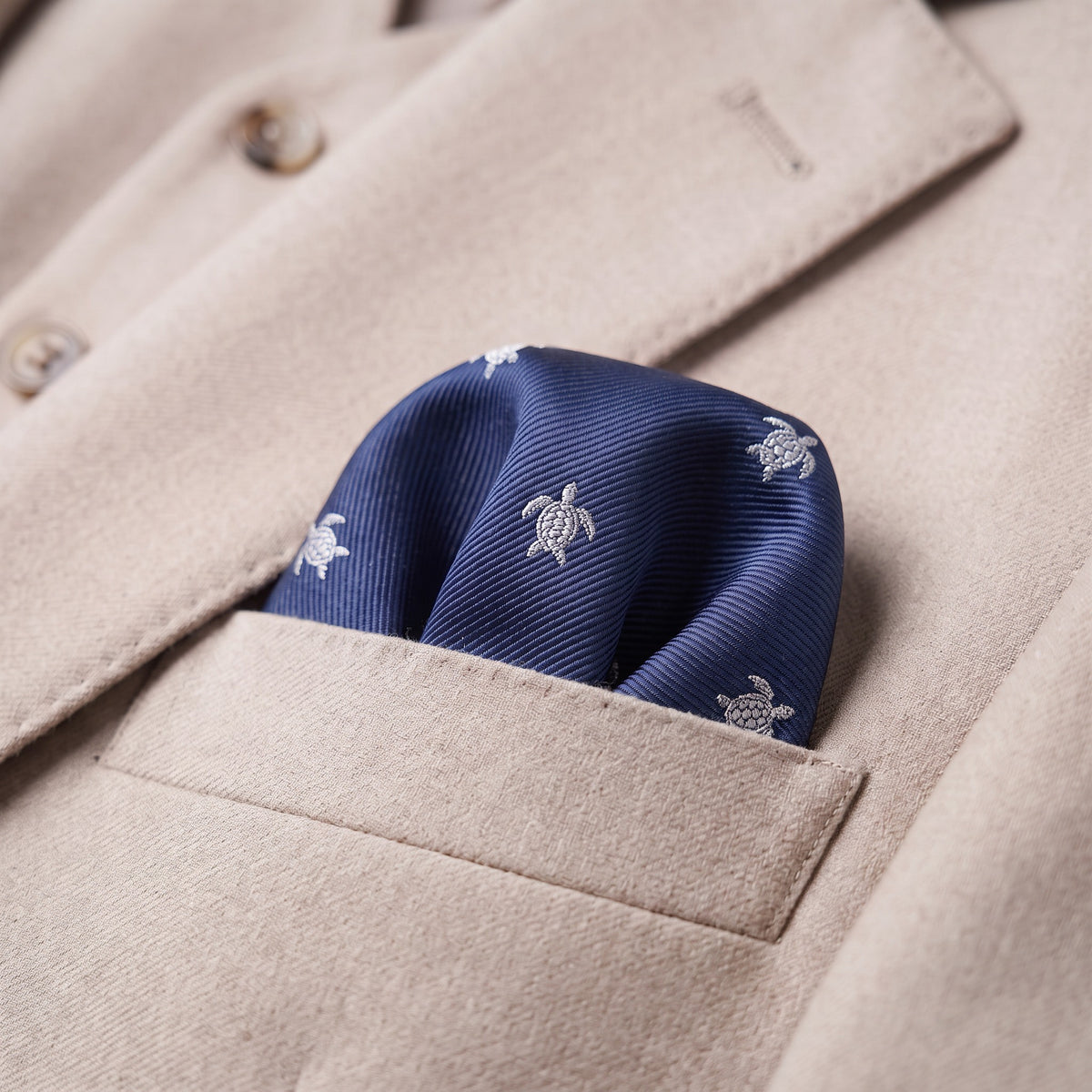 Hawksbill Turtle Pocket Square