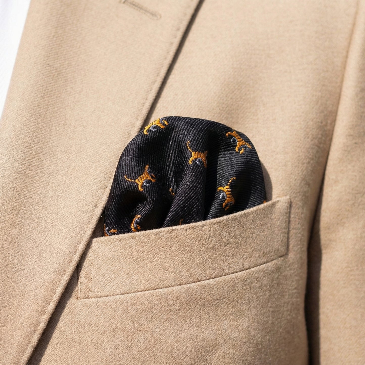 Tiger Pocket Square