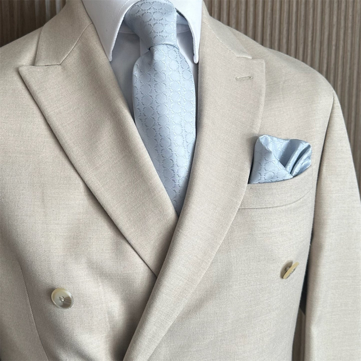 Iceberg Blue Textured OFL Necktie