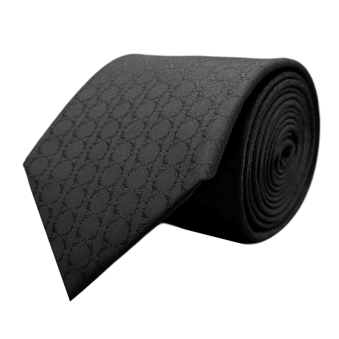 Black Noir Textured OFL Necktie