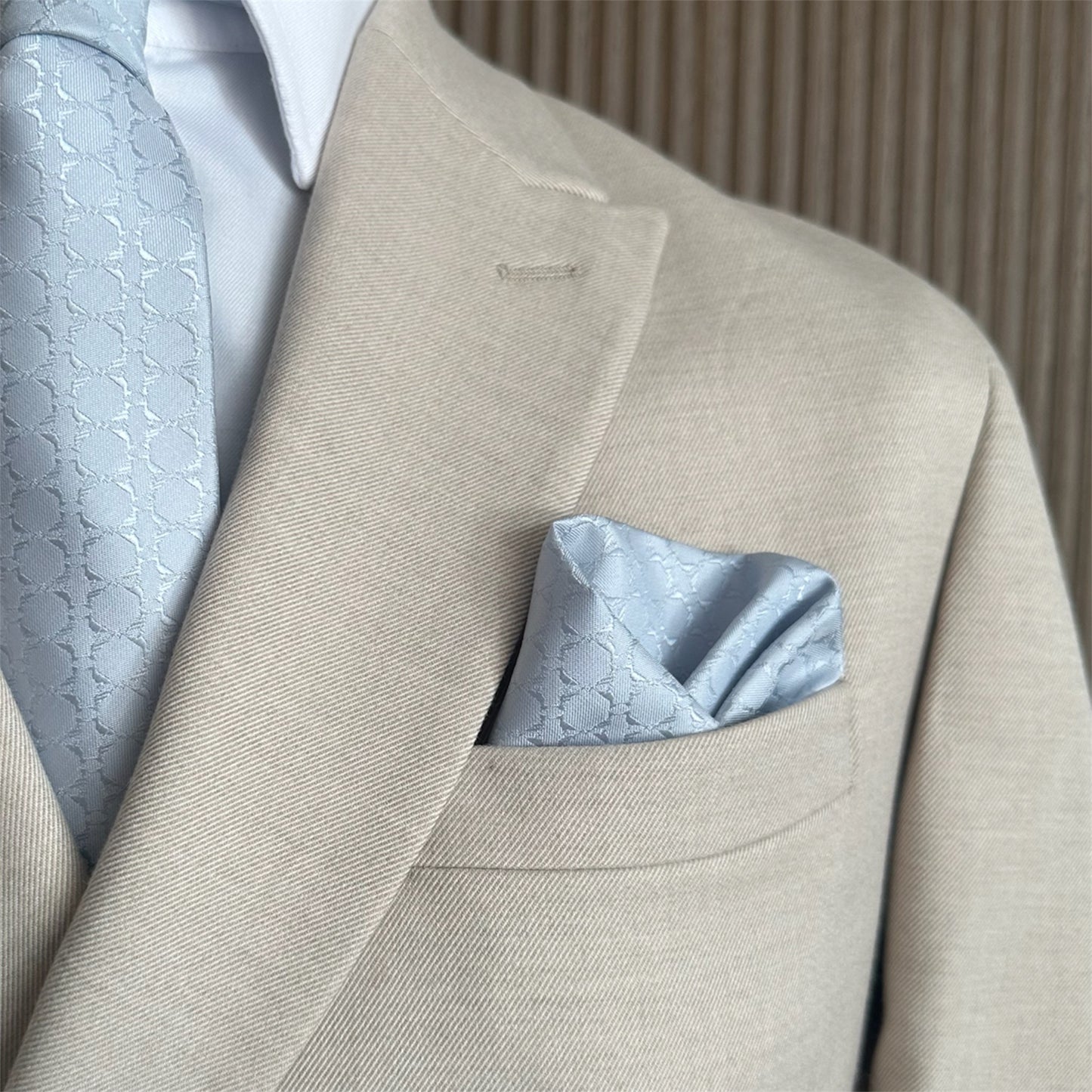 Iceberg Blue Textured OFL Necktie