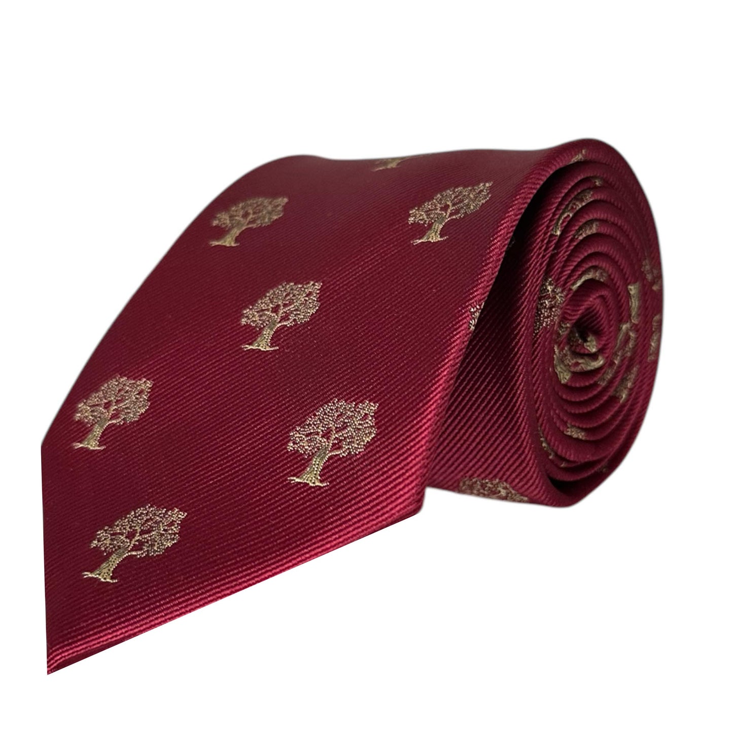 Red & Gold Tree Necktie