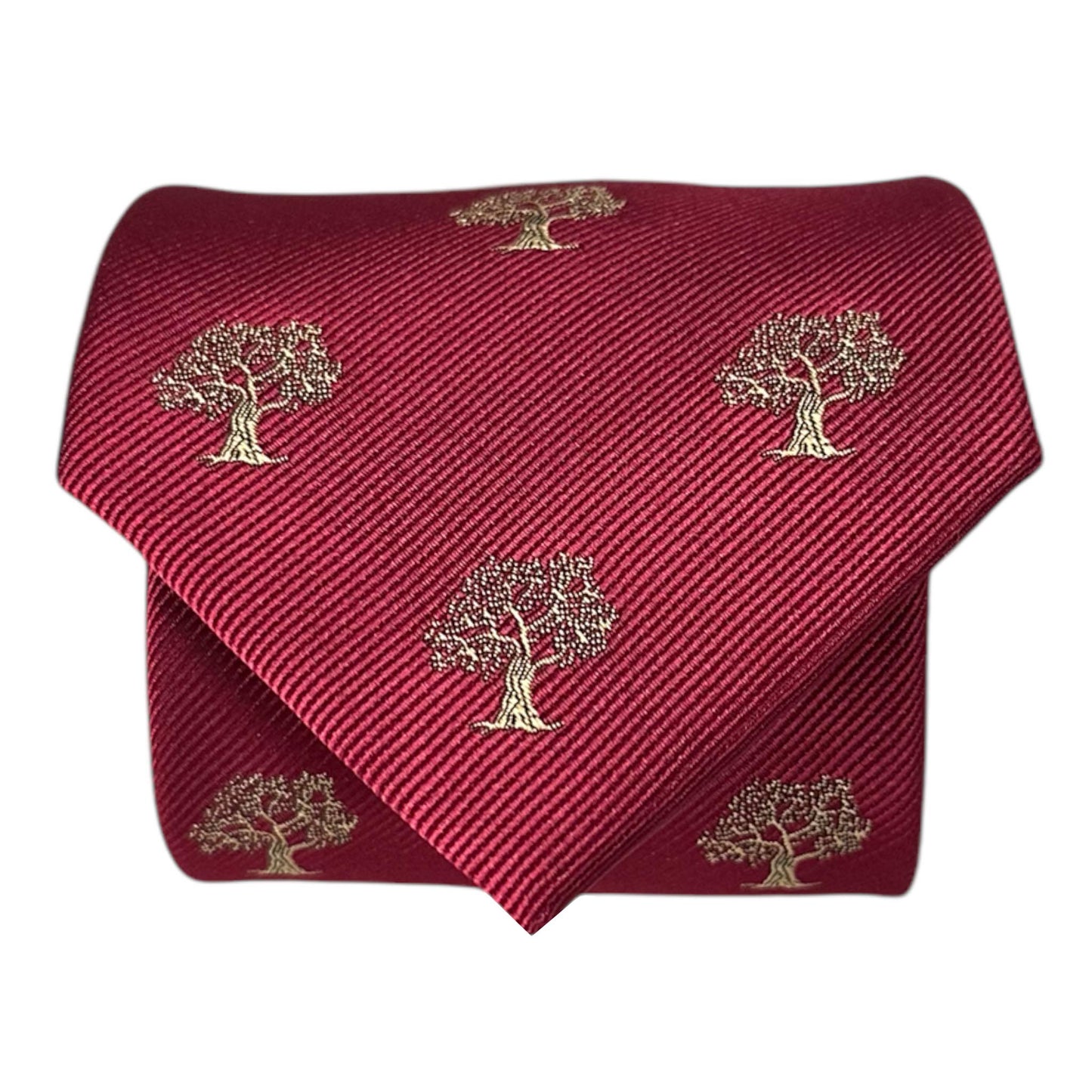 Red & Gold Tree Necktie