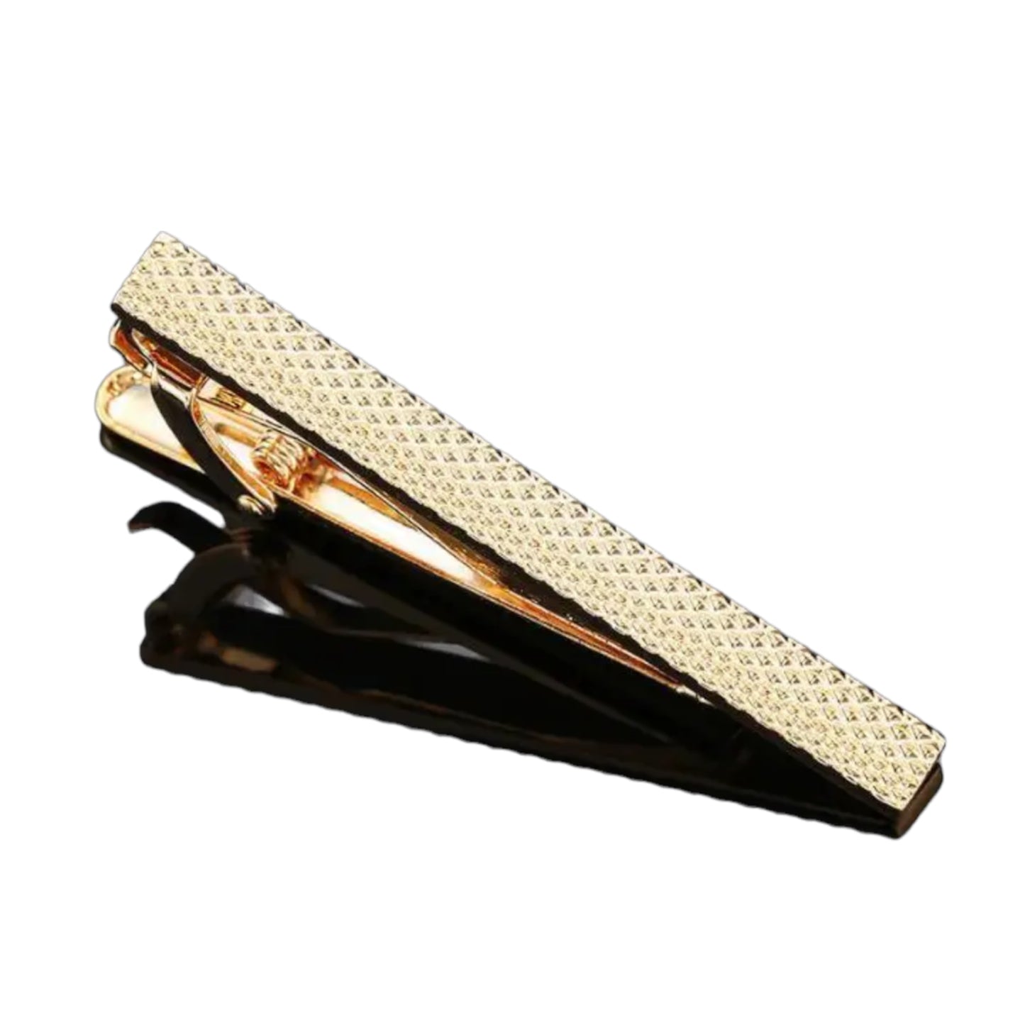 Gold Textured Tie Bar