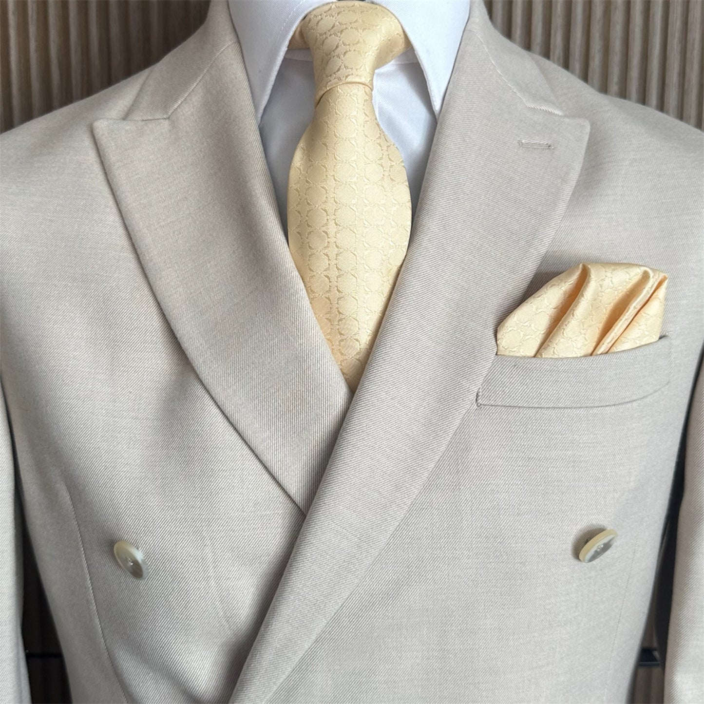 Champagne Textured OFL Necktie