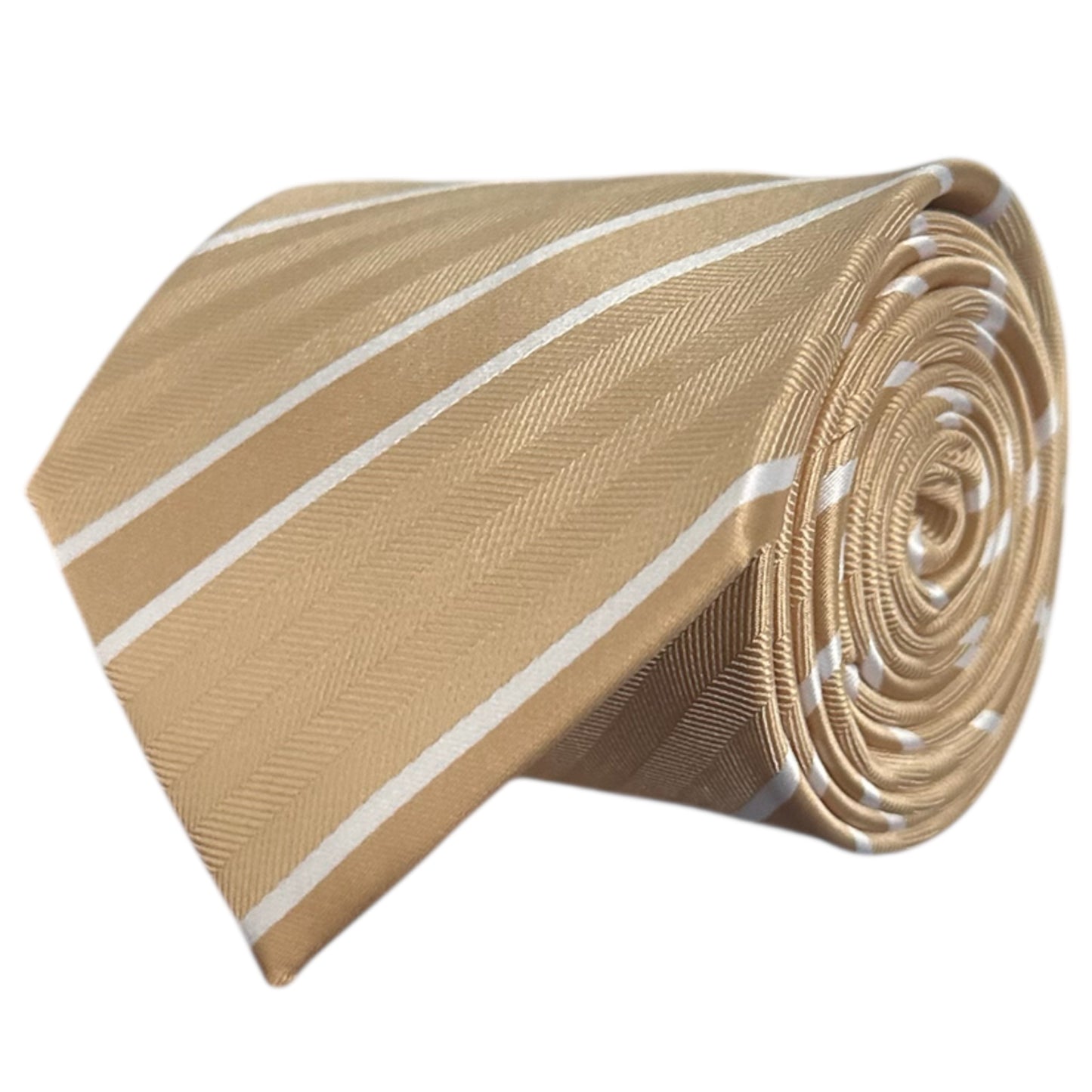 Pink Champagne Stripe Tie - Charleston Edit