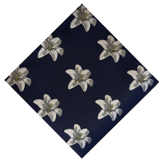 Lily Flower Pocket Square