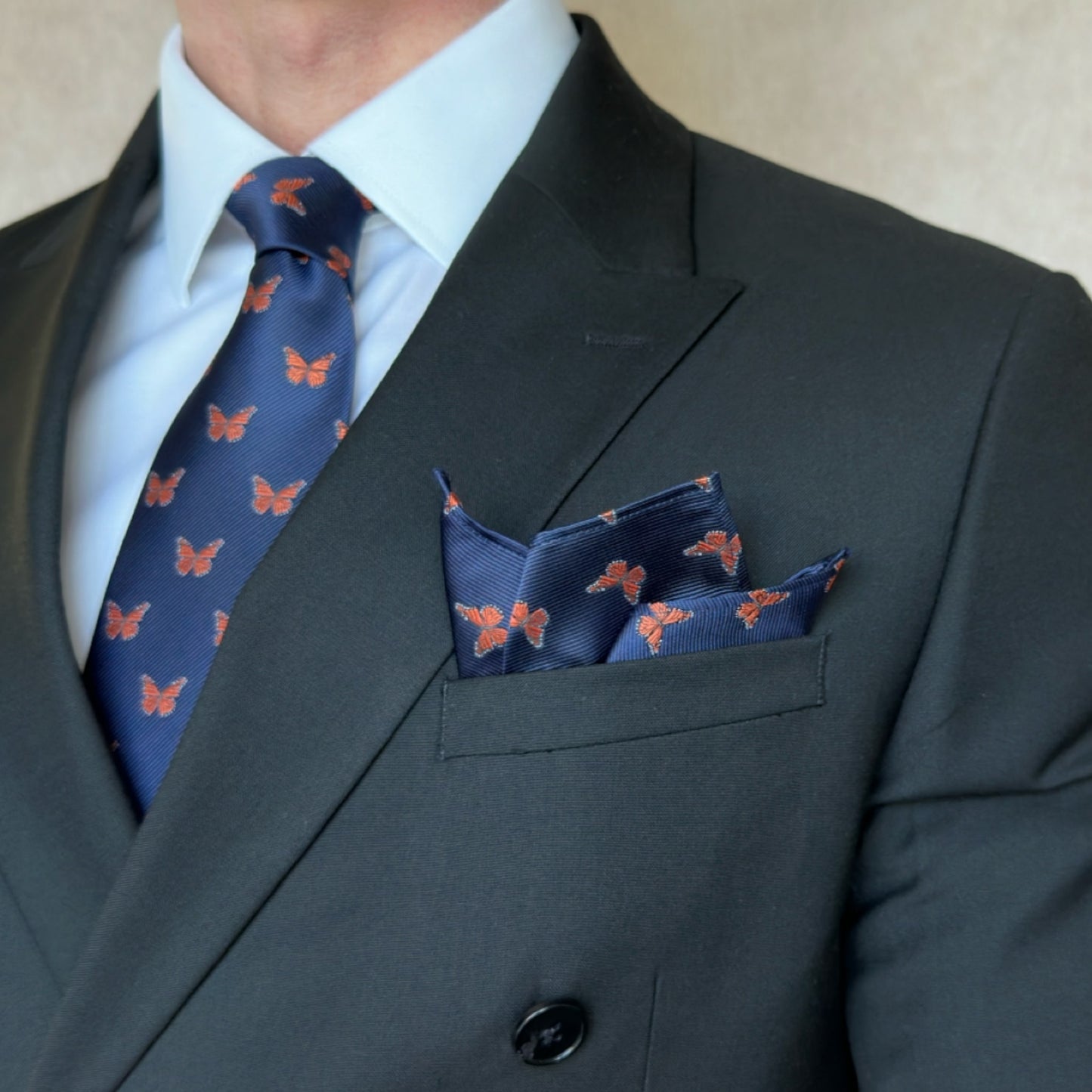 Butterfly Pocket Square