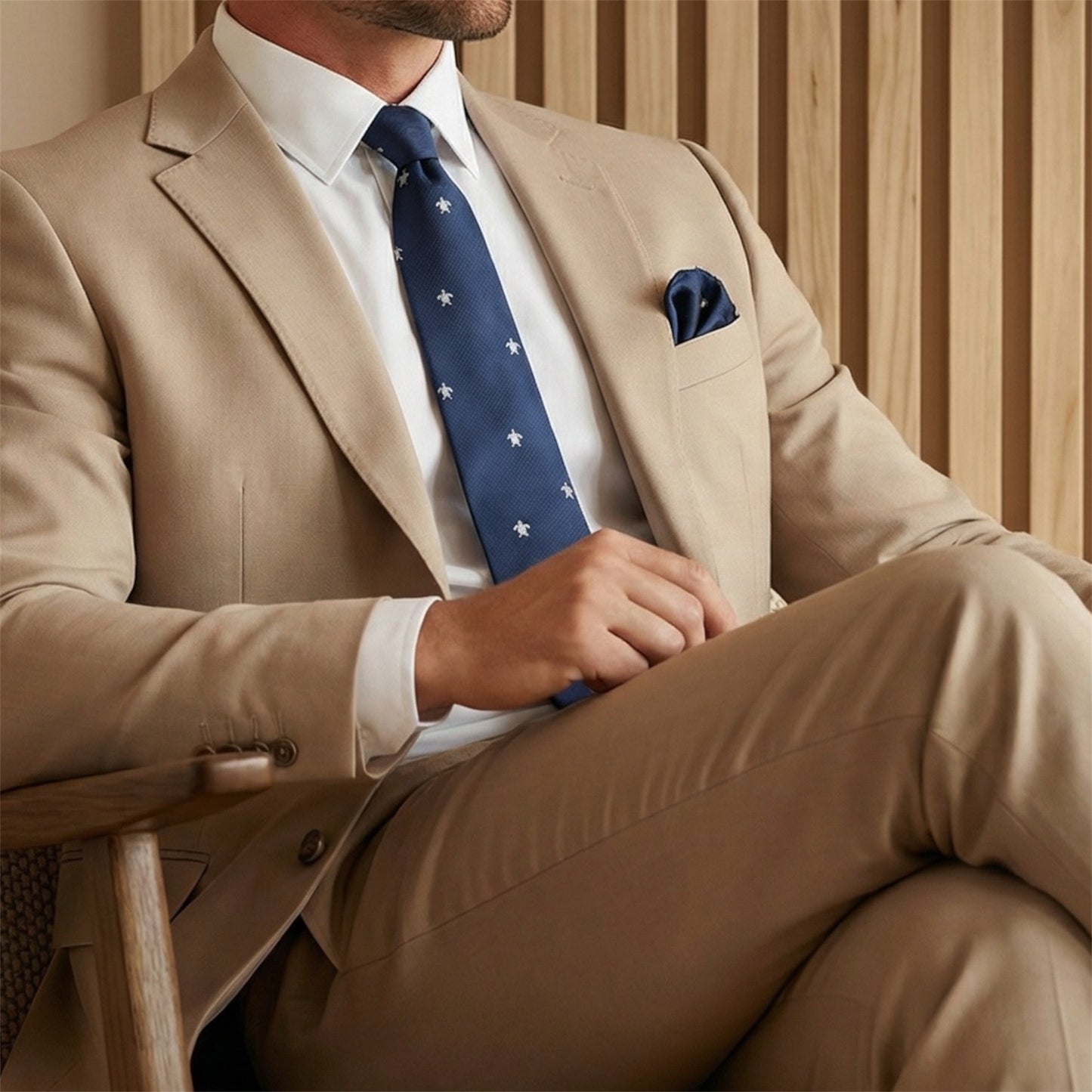 Hawksbill Turtle Pocket Square
