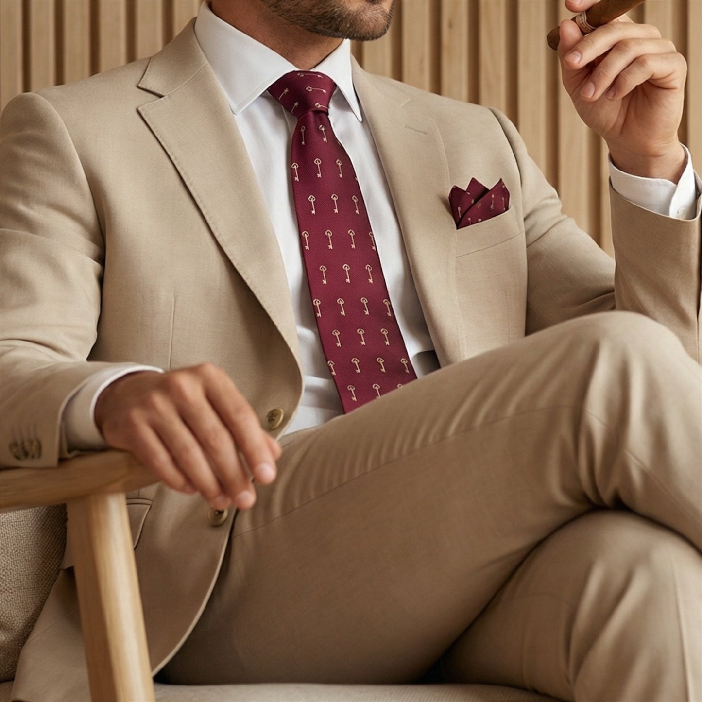 Key Pocket Square