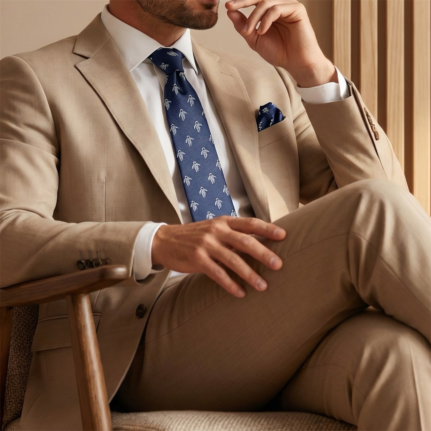 Spaceman Pocket Square