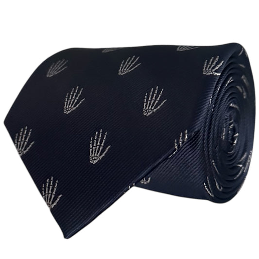 Skeleton Hand Tie