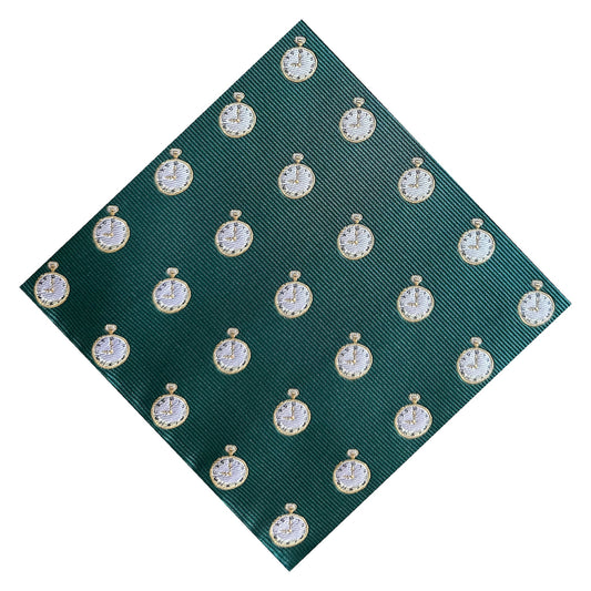 Clock Pocket Square
