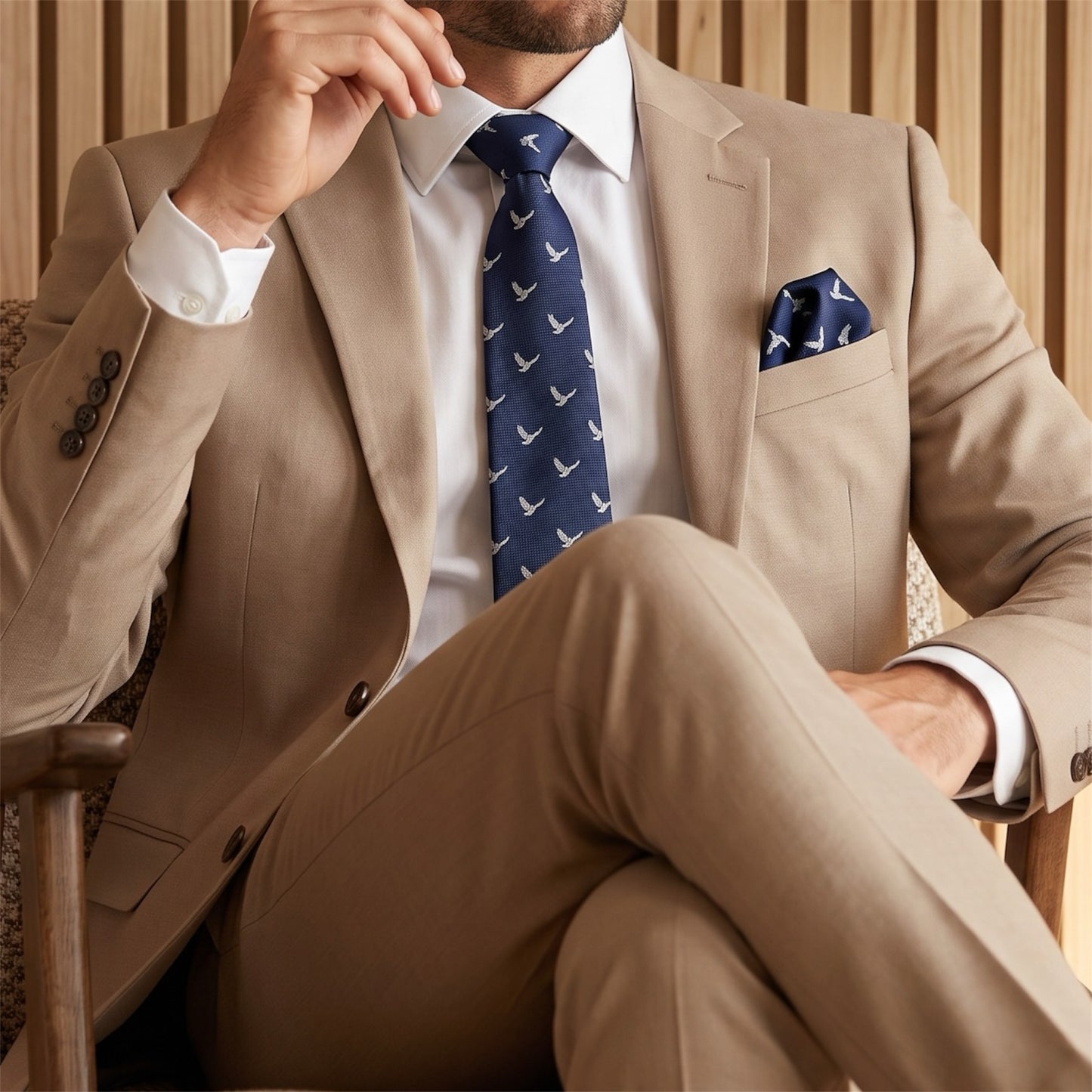 Owl Pocket Square