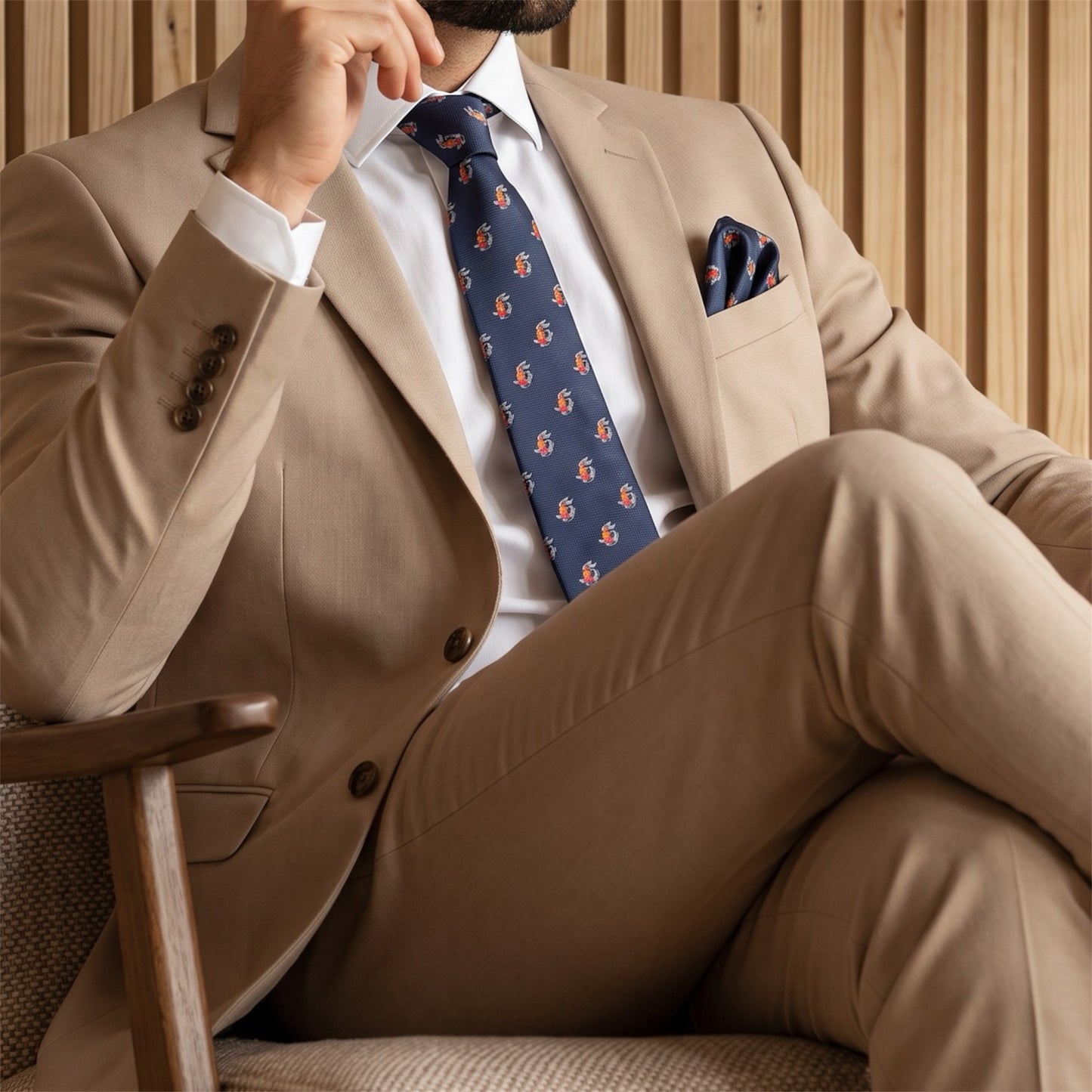 Fish Pocket Square