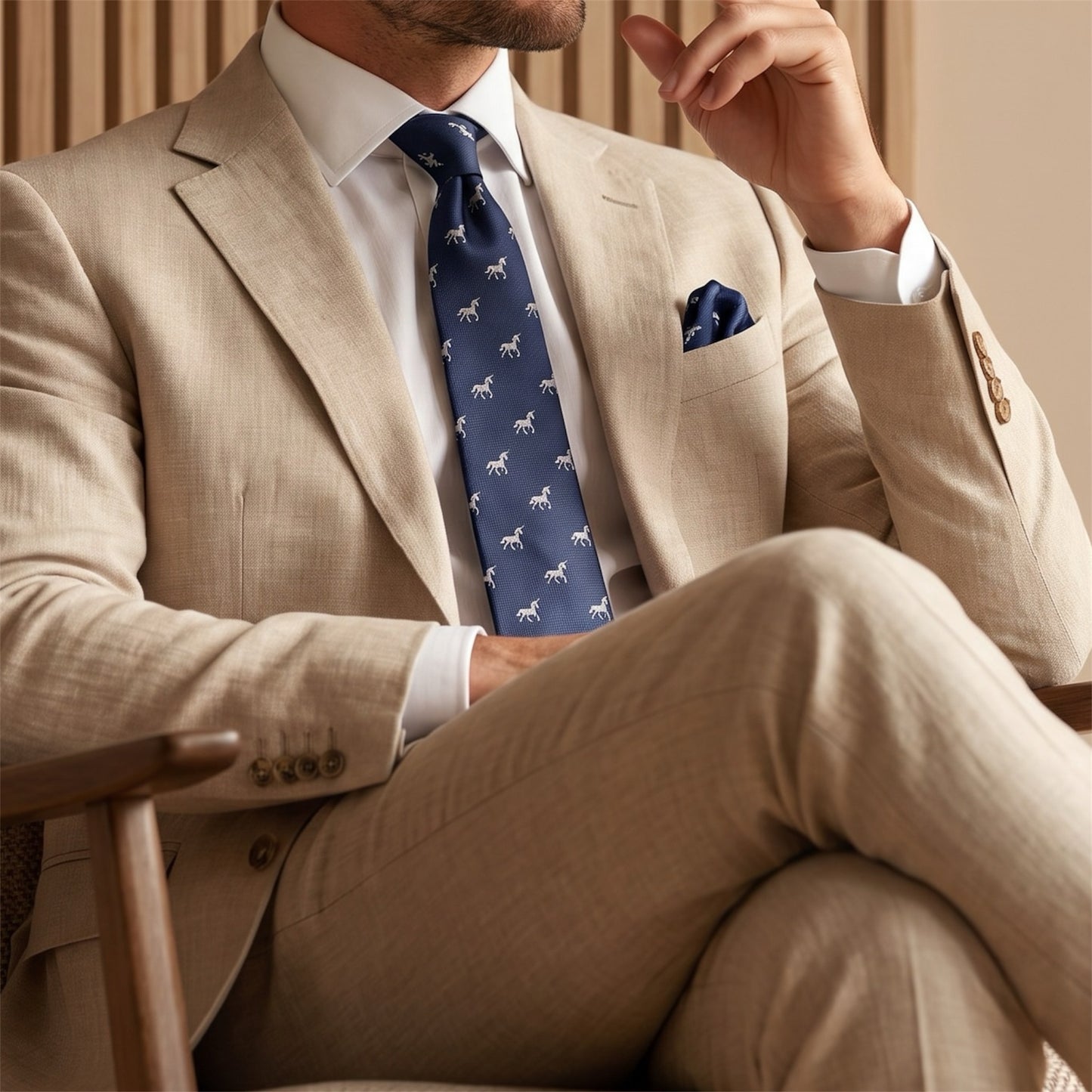 Unicorn Pocket Square