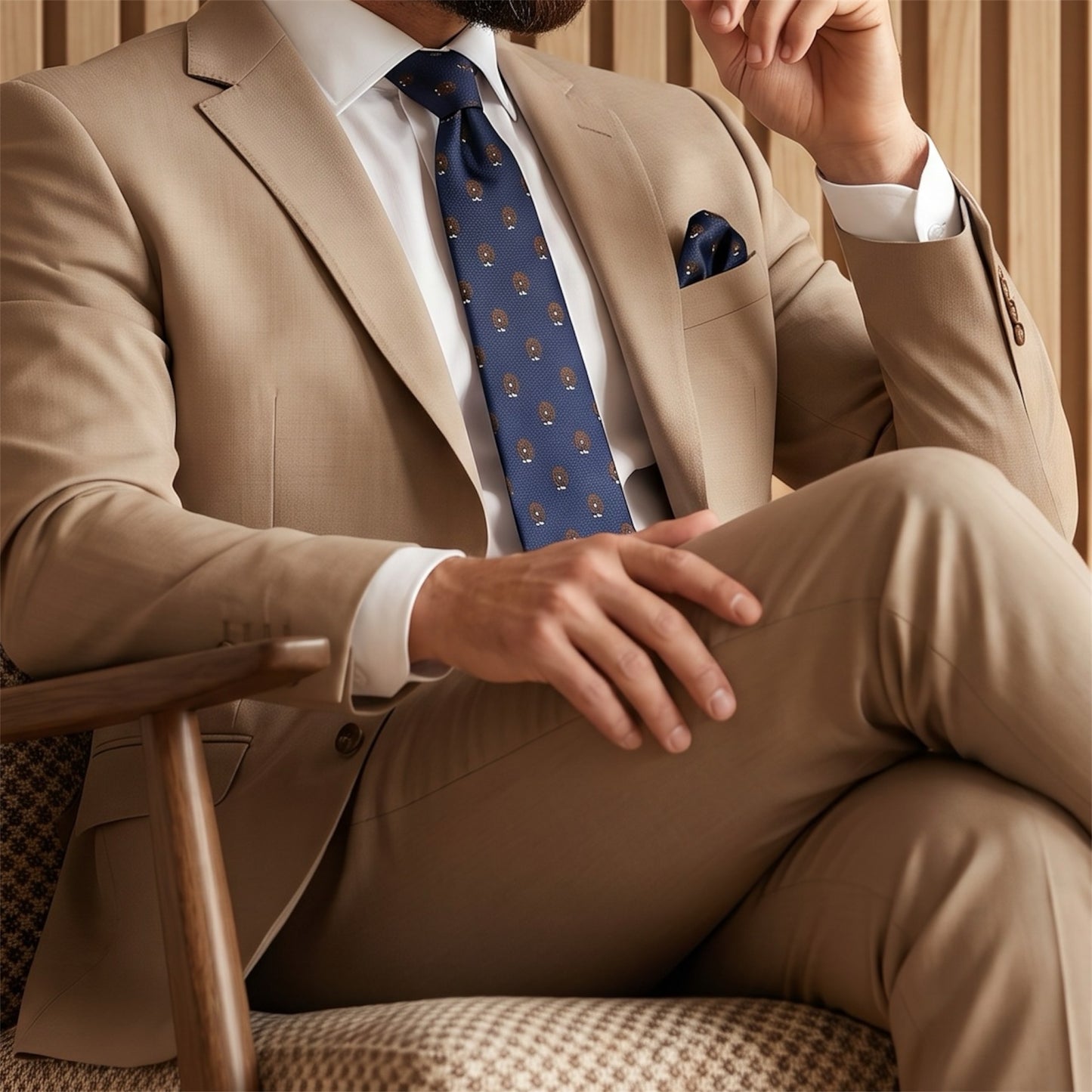 Bear Pocket Square