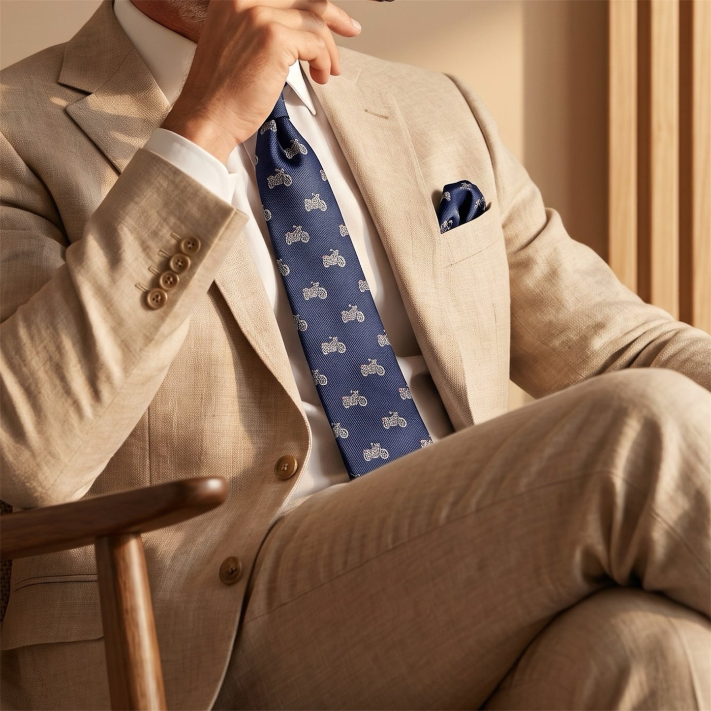 Motorbike Pocket Square