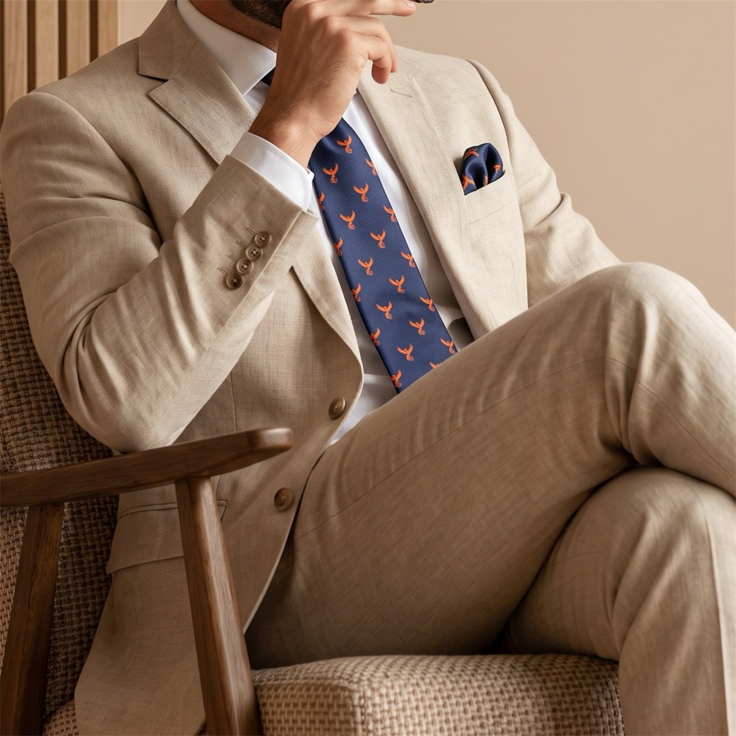 Phoenix Pocket Square