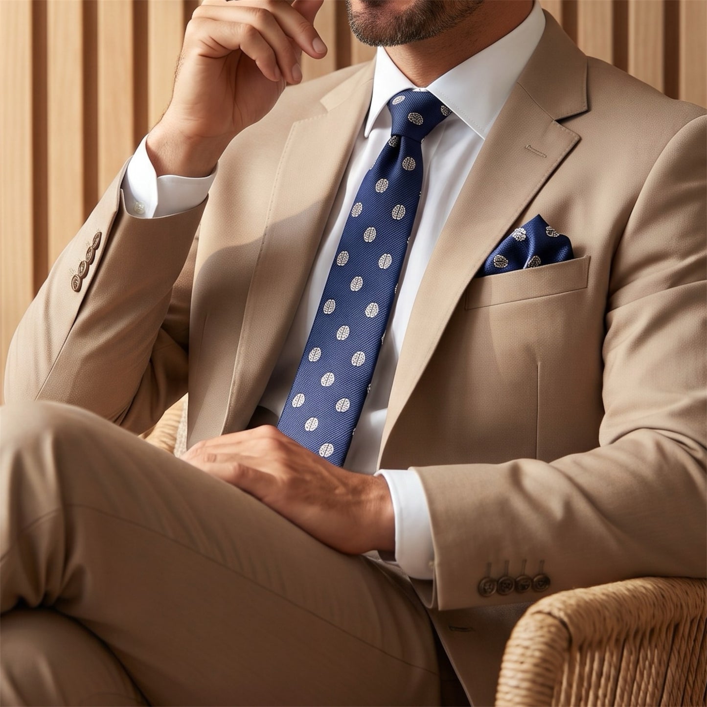 Brain Pocket Square