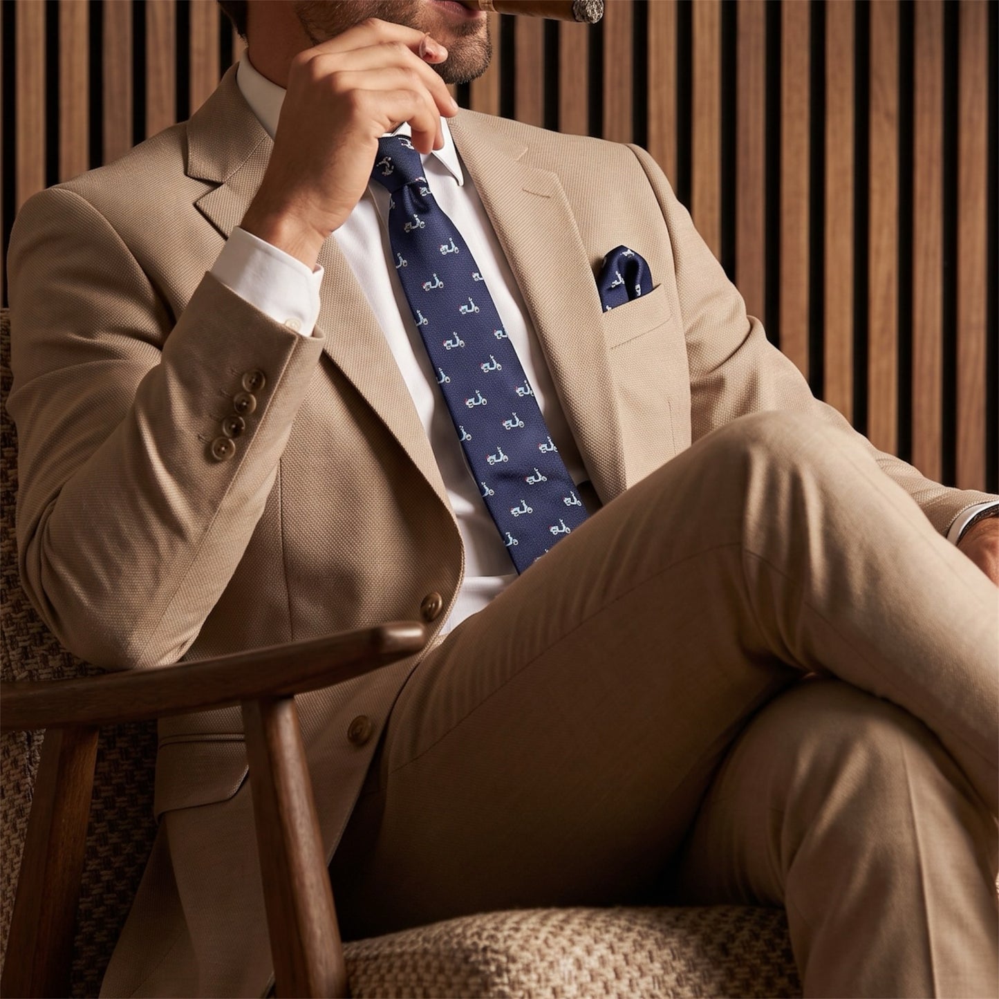 Scooter Pocket Square