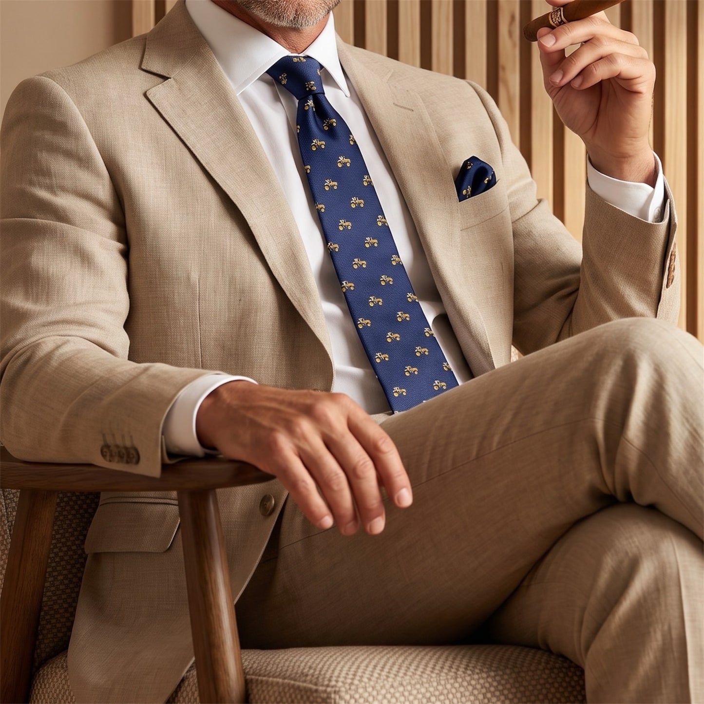 Tractor Pocket Square