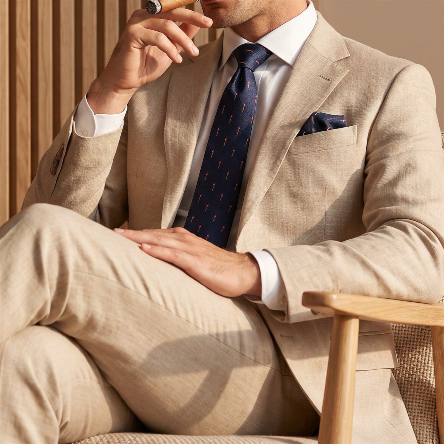 Cigar Pocket Square