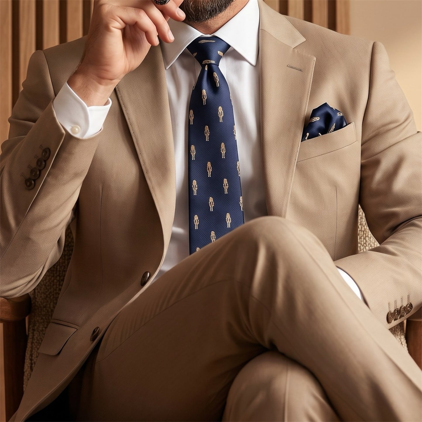 Tutankhamun Pocket Square