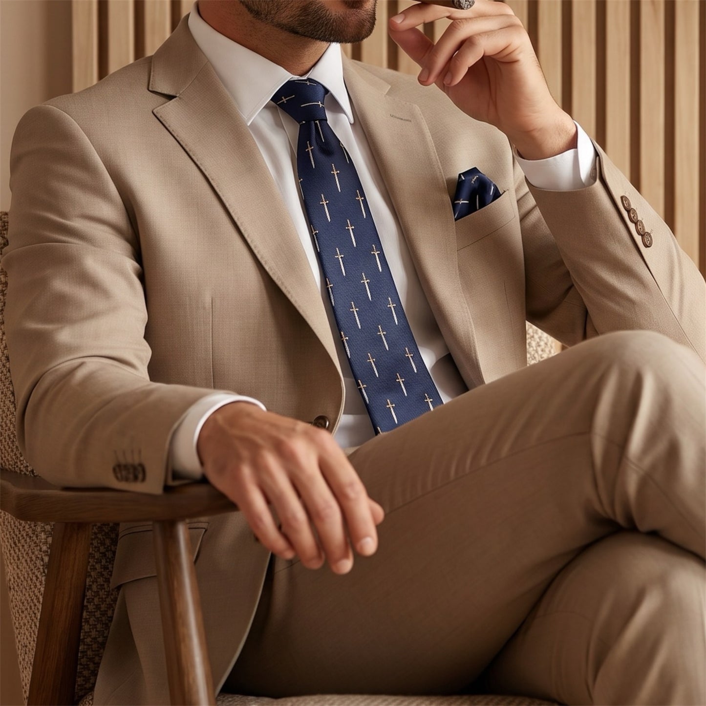 Sword Pocket Square