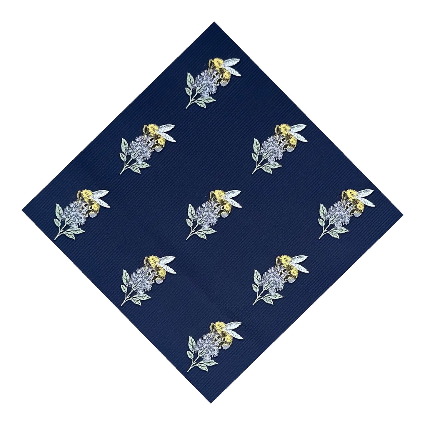 Bee Flower Pocket Square