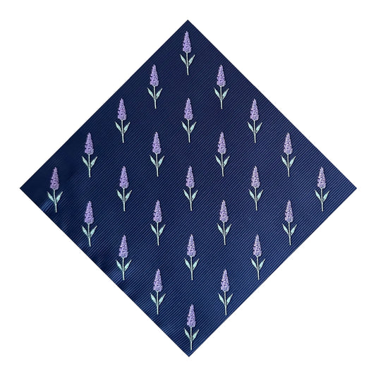 Lavender Flower Pocket Square