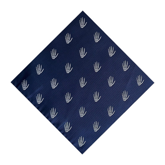 Skeleton Hand Pocket Square